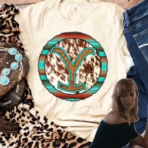 Yellowstone Cowhide Print Shirt